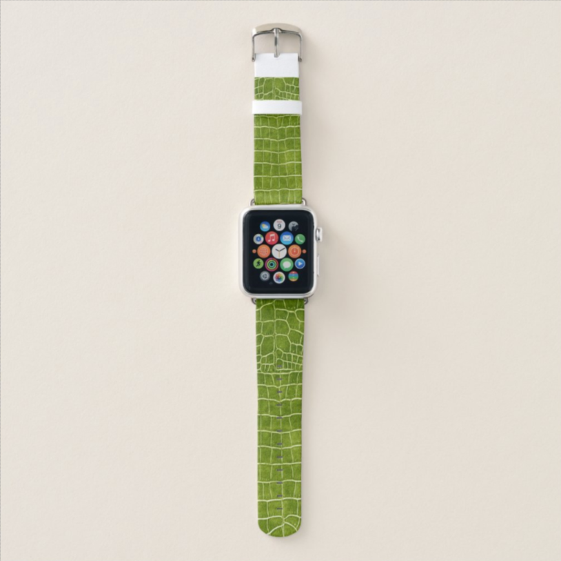 Faux Crocodile Apple Watch Bands - LOTS OF COLORS!